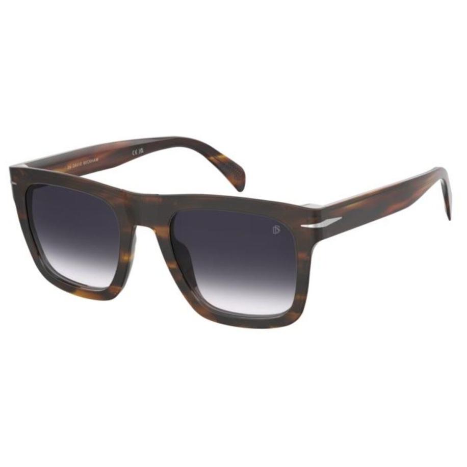 David Beckham DB 7000/S FLAT WR9/DG Bruin Heren Zonnebril