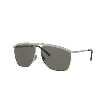 Saint Laurent Vrouwelijk Sunglass SL820Victoire - Framekleur: Zilver, Lenskleur: Grijs