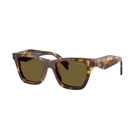 Prada Vrouwelijk Sunglass PR C07S - Framekleur: Honing Tortoise, Lenskleur: Donkerbruin
