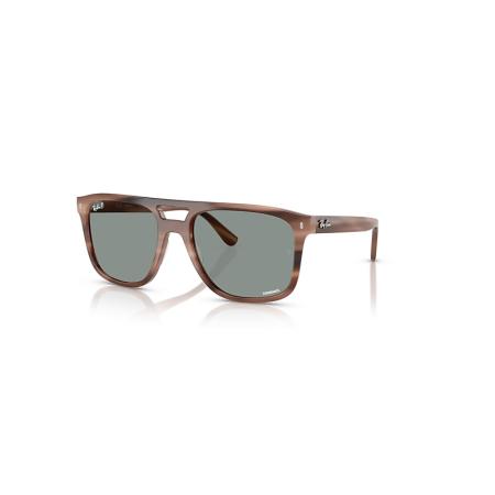 Ray-Ban Rb2213ch Chromance zonnebril Havana Bruin montuur Blauw glazen Gepolariseerd 58-20