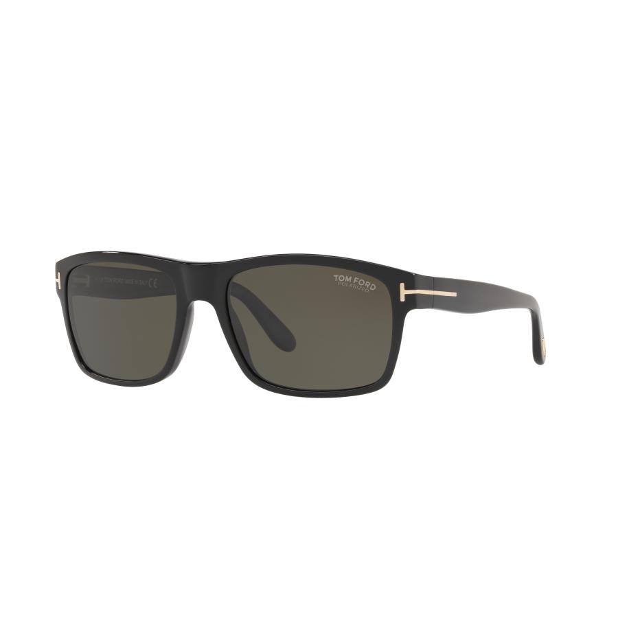 Tom Ford Mannelijk Sunglass FT0678 - Framekleur: Zwart glanzend, Lenskleur: Grijs Polarized Grijs