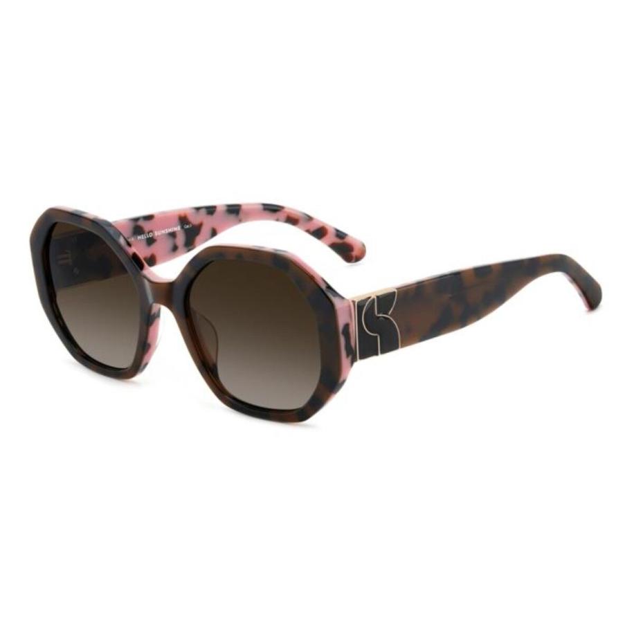 Kate Spade KS Flynnie/G/S Aziatische pasvorm 0B0/HA Tortoiseshell Dames Zonnebril