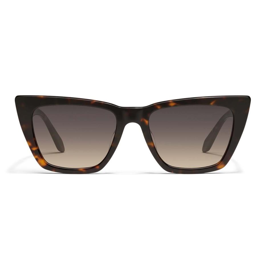 Quay NO-NS-2361 CALL THE SHOTS DRKTRT/SMKTP Tortoiseshell Dames Zonnebril