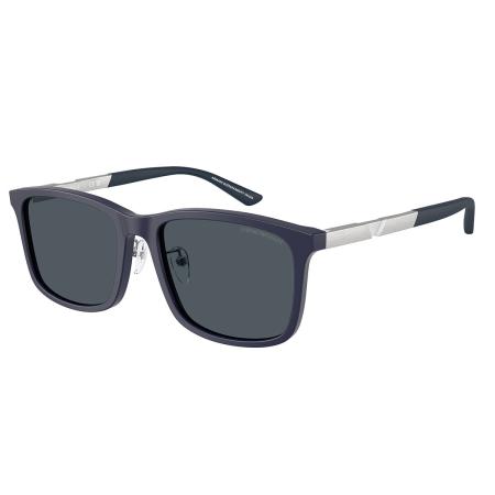 Emporio Armani EA4241D Aziatische pasvorm 618987 Blauw Heren Zonnebril