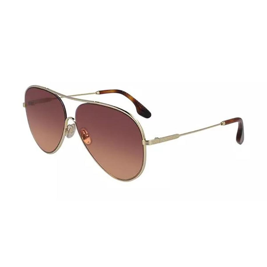 Victoria Beckham VB133S 711 Goud Dames Zonnebril