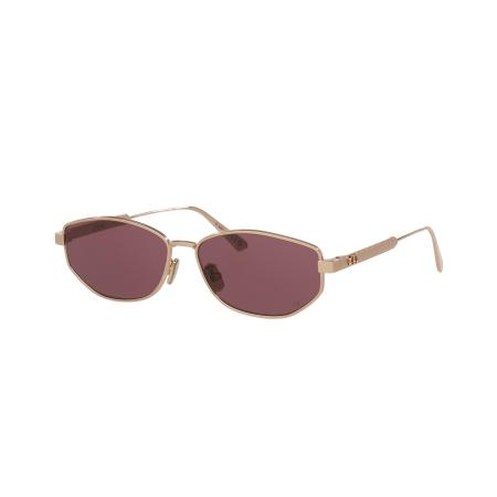 DIOR Vrouwelijk Sunglass Diorcannage B1U - Framekleur: Goud roze, Lenskleur: Grijs Gradiënt