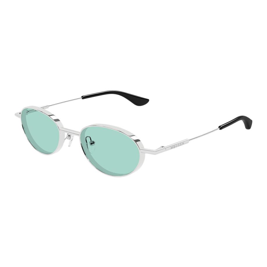 Alexander McQueen AM0523S 3 Zilver Heren Zonnebril