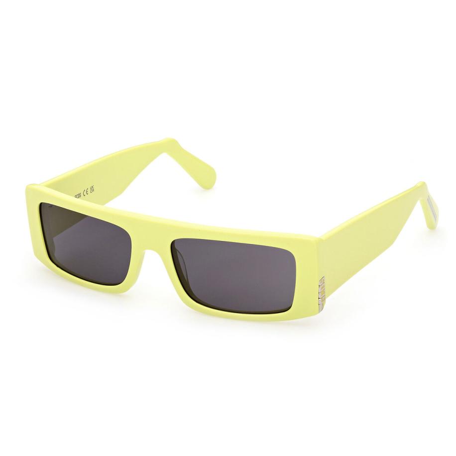 GCDS GD0009 93A Geel Heren Zonnebril