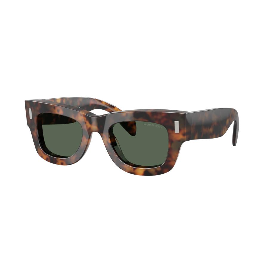 Michael Kors Vrouwelijk Sunglass MK9050 Bowery - Framekleur: Warm bruin schildpad, Lenskleur: Groen effen Groen
