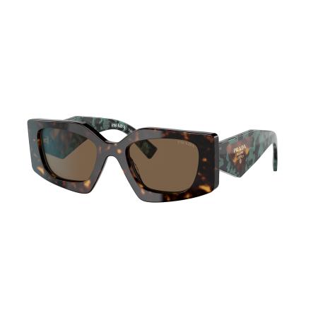 Prada Vrouwelijk Sunglass PR 15YS - Framekleur: Tortoise, Lenskleur: Donkerbruin