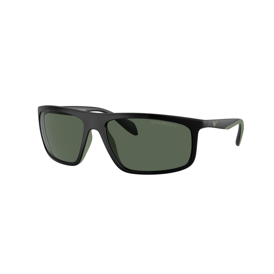 Emporio Armani EA4212U 500171 Zwart Heren Zonnebril Groen
