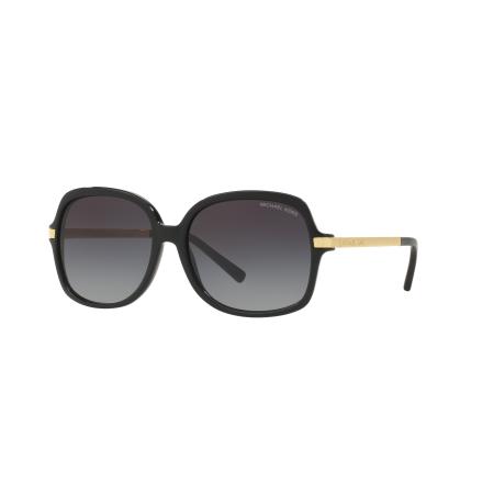 Michael Kors Vrouwelijk Sunglass MK2024 Adrianna II - Framekleur: Zwart, Lenskleur: Lichtgrijs Gradiënt