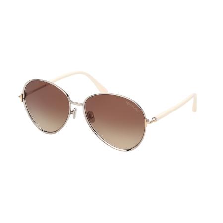 Tom Ford FT1028 RIO 16G Zilver Dames Zonnebril
