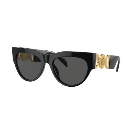 Versace Vrouwelijk Sunglass VE4440U - Framekleur: Zwart, Lenskleur: Donkergrijs