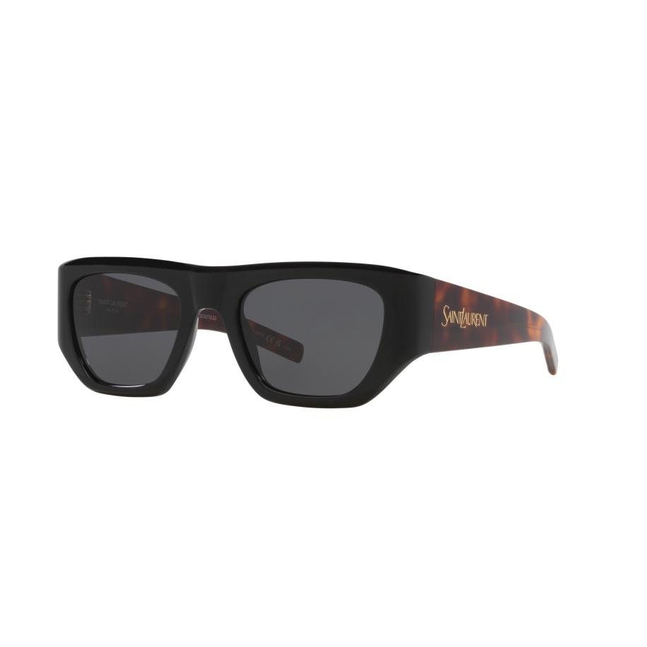 Saint Laurent Vrouwelijk Sunglass SL 740 - Framekleur: Zwart, Lenskleur: Zwart Zwart