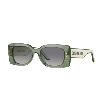 DIOR Vrouwelijk Sunglass Diorpacific S1UCD40098U - Framekleur: Groen, Lenskleur: Grijs