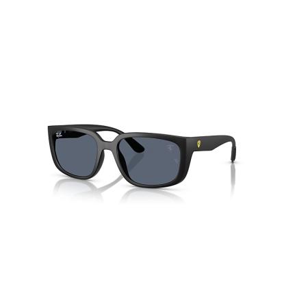 Ray-Ban Rb4443m Scuderia Ferrari Collection zonnebril Matzwart montuur Grijs glazen 57-19