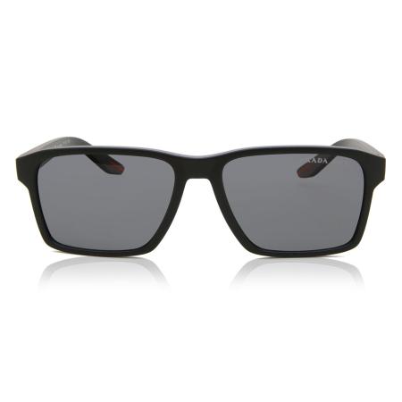 Prada Linea Rossa PS05YS Polarized DG002G Zwart Heren Zonnebril