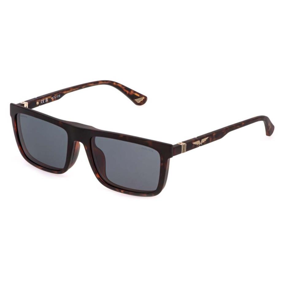 Police UPLQ66 ORIGINS LITE 32 With Clip-On 878P Tortoiseshell Heren Bril