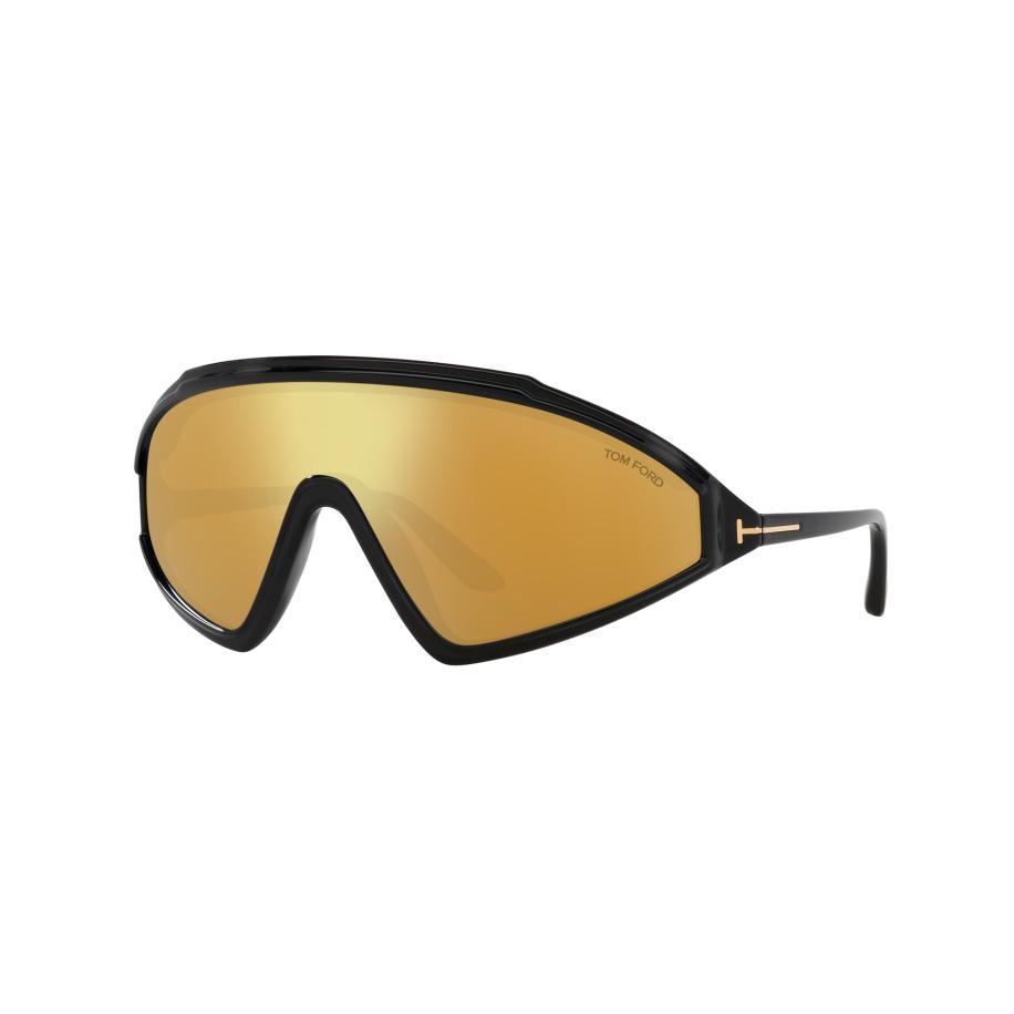 Tom Ford FT1121 LORNA 1G Zwart Heren Zonnebril Bruin