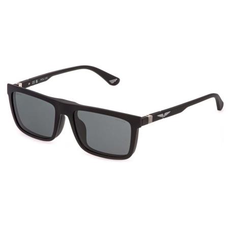 Police UPLQ66 ORIGINS LITE 32 With Clip-On U28P Zwart Heren Bril