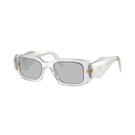 Prada Vrouwelijk Sunglass PR 17WS - Framekleur: Transparant grijs, Lenskleur: Lichtgrijs