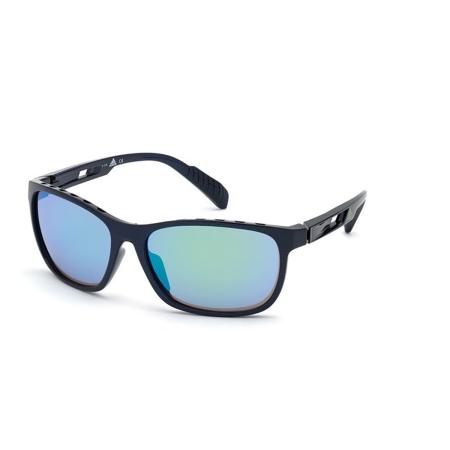 Adidas Sport SP0014 91Q Blauw Heren Zonnebril
