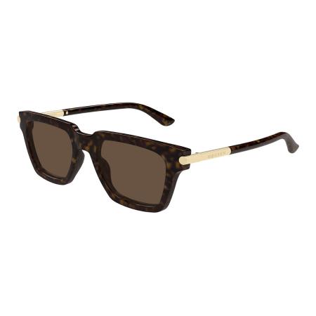 Alexander McQueen AM0519S 002 Tortoiseshell Heren Zonnebril