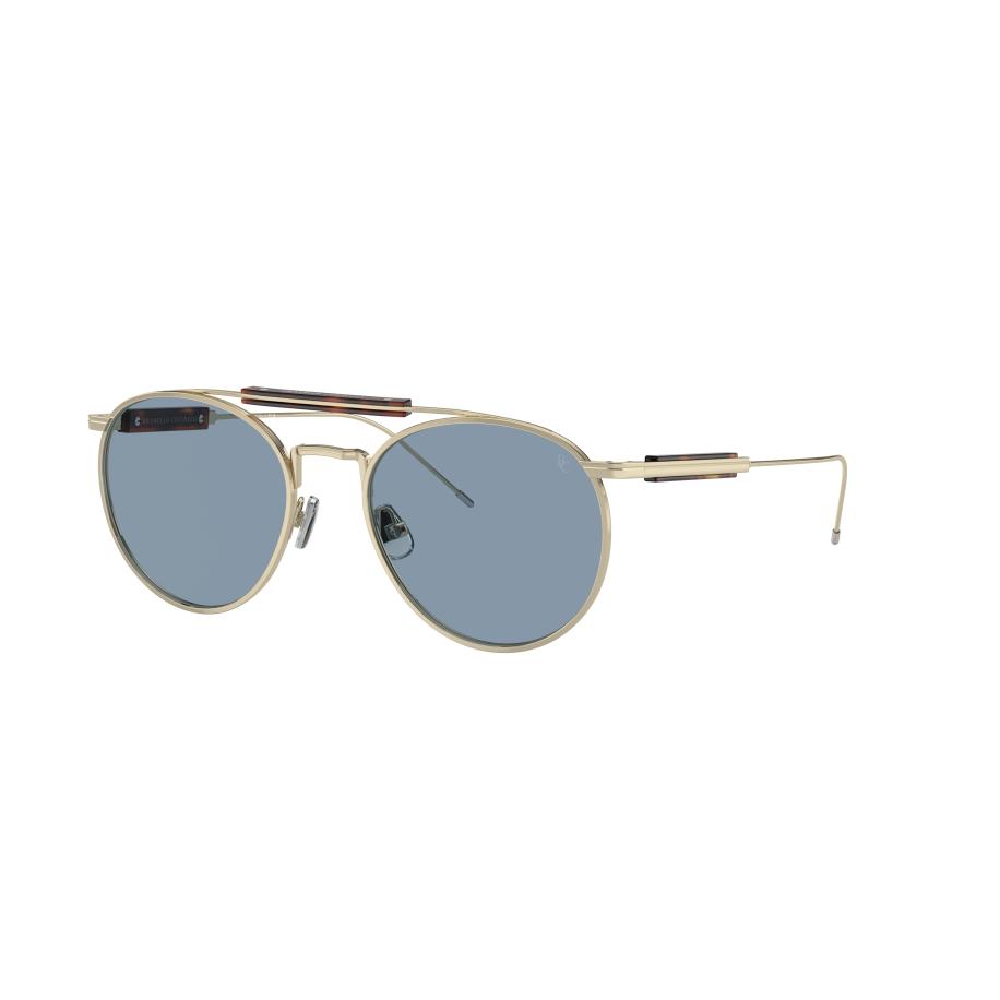 Brunello Cucinelli Unisex Sunglass BC2004ST - Framekleur: Goud, Lenskleur: Oceano Blauw