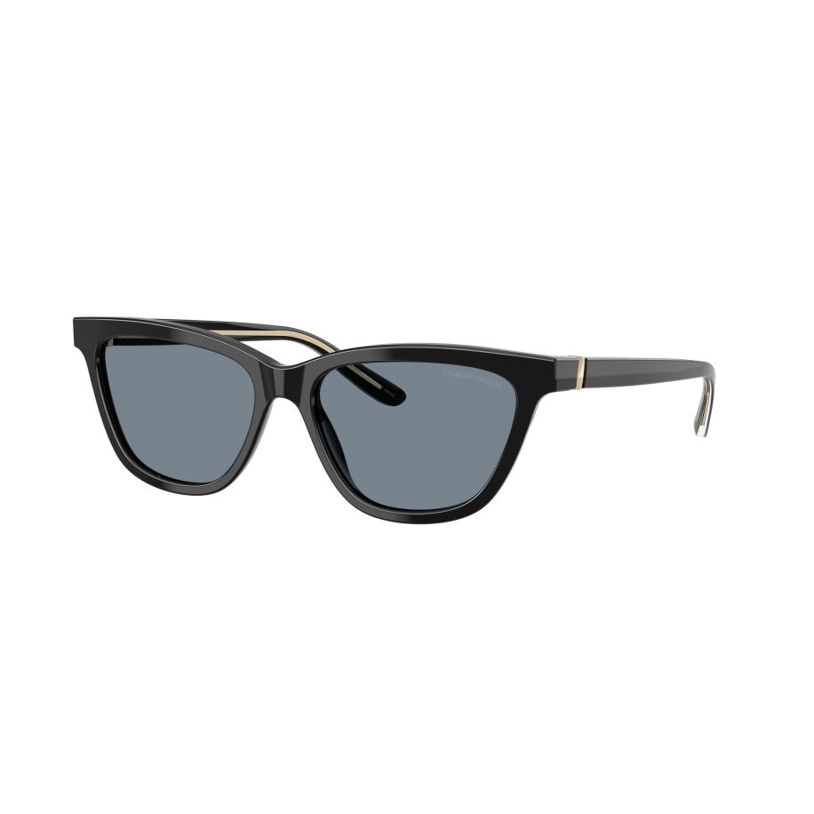 Giorgio Armani AR8221 587556 Zwart Dames Zonnebril Blauw