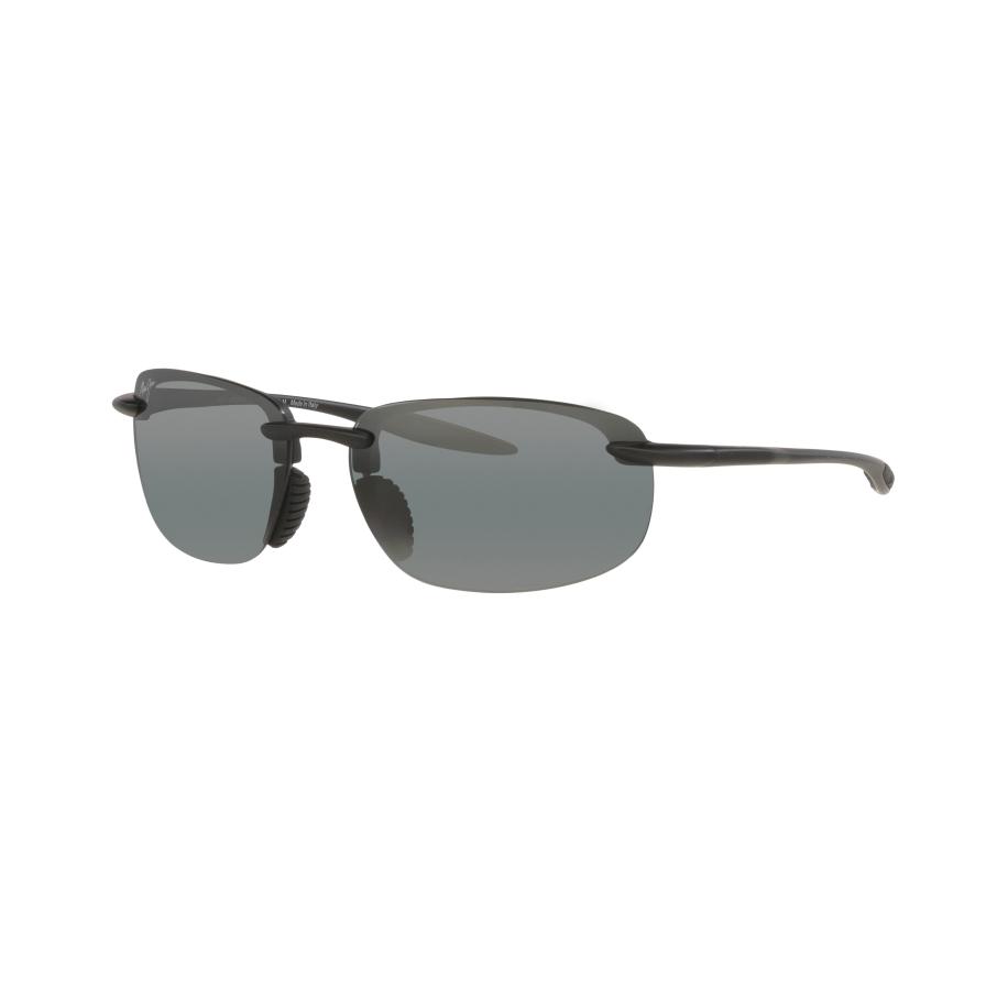 Maui Jim Unisex Sunglass Hookipa Ultra - Framekleur: Zwartmat, Lenskleur: Grijs gradiënt Polarized Grijs