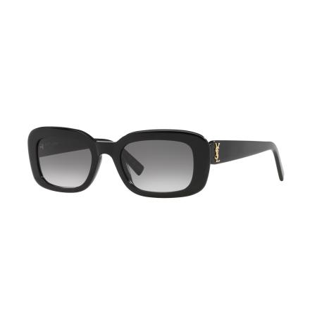 Saint Laurent Vrouwelijk Sunglass SL M130 - Framekleur: Zwart, Lenskleur: Grijs