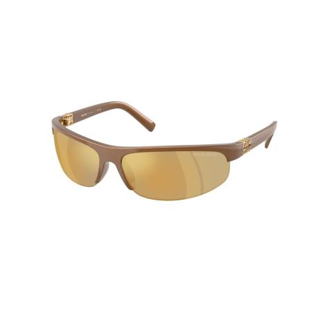 Miu Miu MUA02SF Aziatische pasvorm 16Y8G1 Bruin Dames Zonnebril