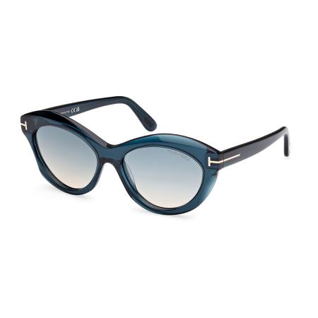 Tom Ford FT1111 TONI 92P Blauw Dames Zonnebril