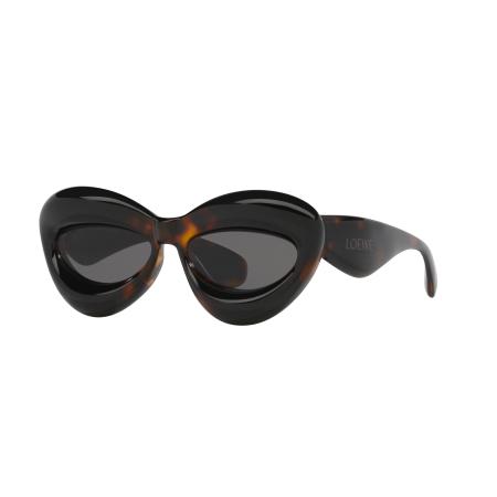 Loewe Vrouwelijk Sunglass Fashion Show Inflate LW40097I - Framekleur: Tortoise, Lenskleur: Grijs