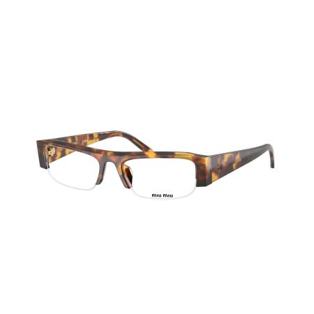 Miu Miu Vrouwelijk Sunglass MU B07S - Framekleur: Honing Havana, Lenskleur: Clear Blue-Violet Light Filter