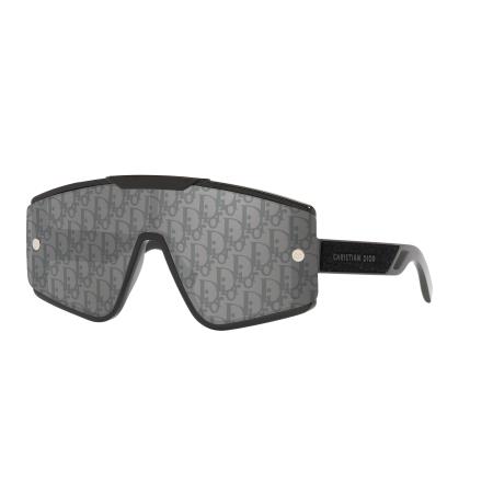 DIOR Mannelijk Sunglass DiorXtrem MU - Framekleur: Zwart glanzend, Lenskleur: Dofgrijs