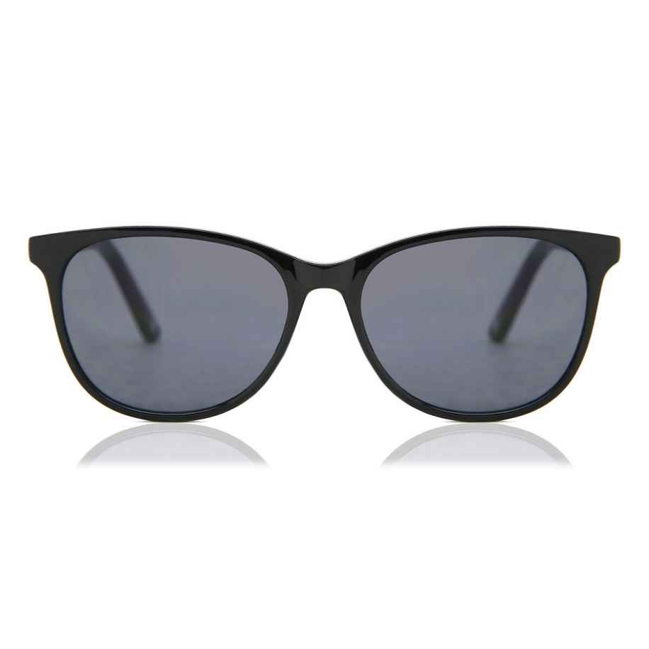 Dames Cat-eye Volledige rand Plastic Zwart Zonnebril - SmartBuy Collection