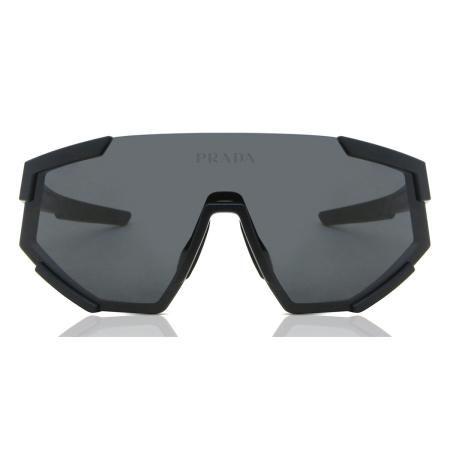 Prada Linea Rossa PS04WSF Aziatische pasvorm DG006F Zwart Heren Zonnebril