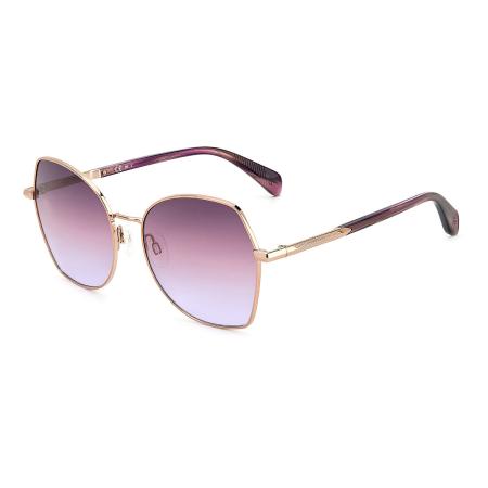 Rag & Bone RNB1067/G/S Aziatische pasvorm AU2/QR Goud Dames Zonnebril