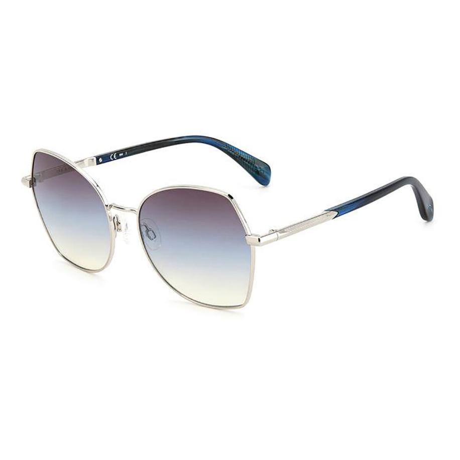 Rag & Bone RNB1067/G/S Aziatische pasvorm 10/08 Zilver Dames Zonnebril