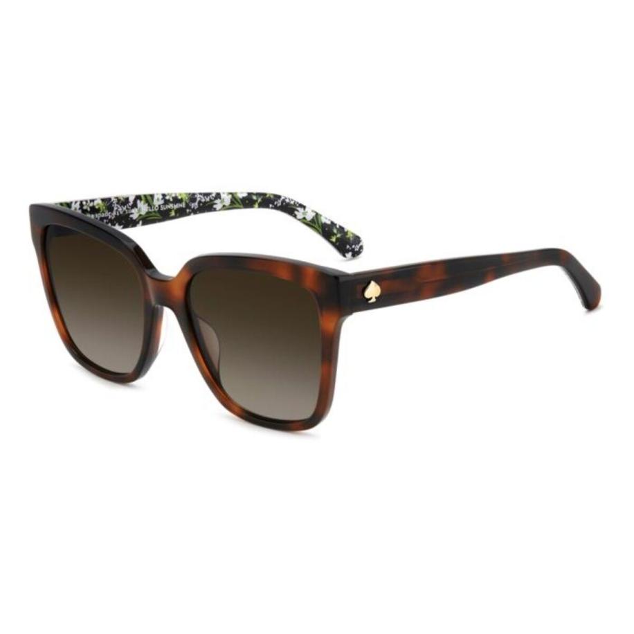 Kate Spade KS Kiya 2/G/S Aziatische pasvorm 86/HA Tortoiseshell Dames Zonnebril