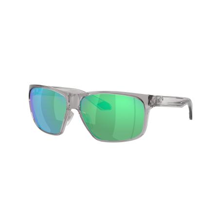 Costa Mannelijk Sunglass 6S9128 Trades - Framekleur: Dofgrijs Kristal, Lenskleur: Groen gespiegeld