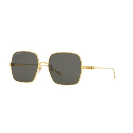 Gucci Vrouwelijk Sunglass GG1434S - Framekleur: Goud, Lenskleur: Grijs