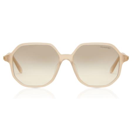 Swarovski SK6003F Aziatische pasvorm 103411 Bruin Dames Zonnebril