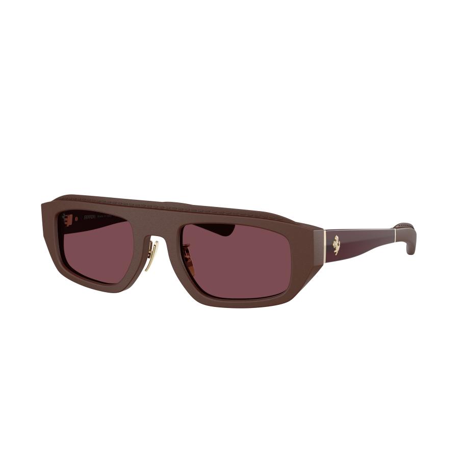 Ferrari Unisex Sunglass FH2010Q - Framekleur: Bruin, Lenskleur: Bordeaux Rood
