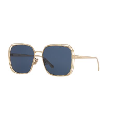 DIOR Vrouwelijk Sunglass Fildior S1U Cd40151U - Framekleur: Goud glanzend, Lenskleur: Blauw