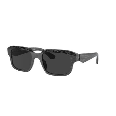 Alain Mikli Unisex Sunglass A05507 - Framekleur: Nieuw pointillé grijs/Noir Nacree, Lenskleur: Polar zwart