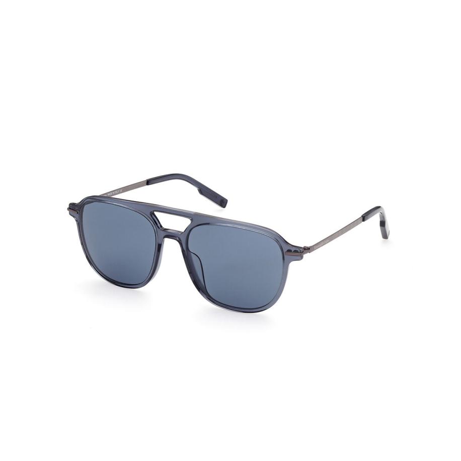Zegna EZ0191 92V Blauw Heren Zonnebril