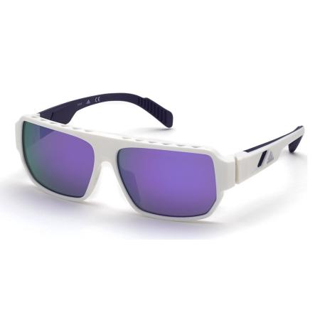 Adidas Sport SP0038 21Z Wit Heren Zonnebril